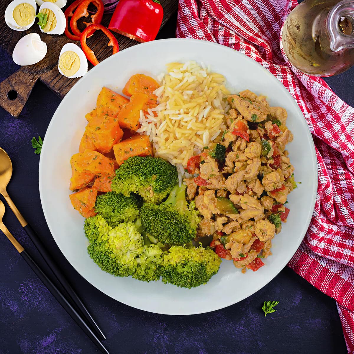 Kung Pao Chicken with Jasmine Rice