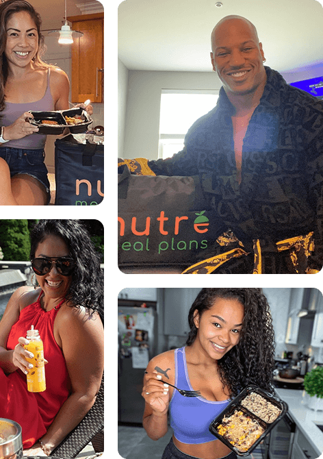 Nutré ambassadors with their meal deliveries